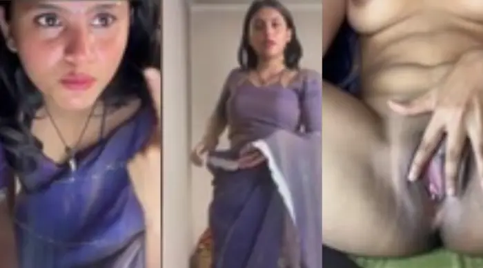 Cute Fit Young Girl Naked in Saree HD Video
