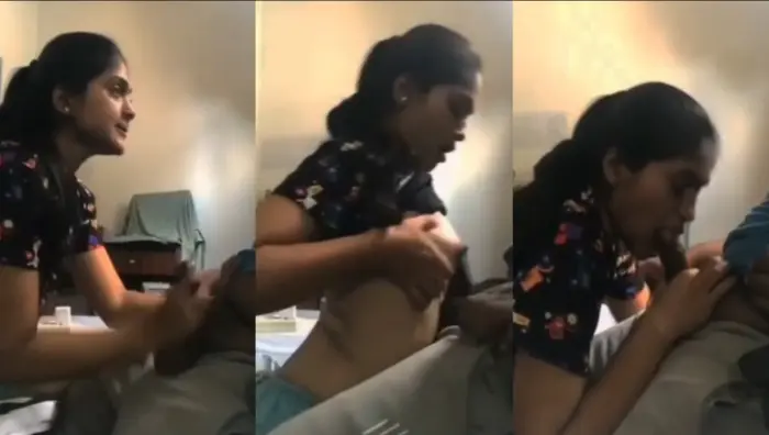 Desi College GF Blowjob and Fucking with Fat Guy HD Video