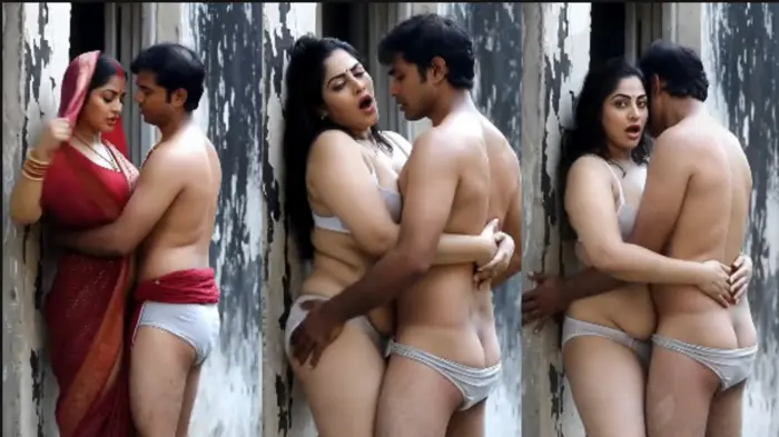 Outdoor Of A Devar Bhabhi In A Ruined House HD Video